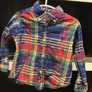 Boys 18m button up Ralph Lauren top.